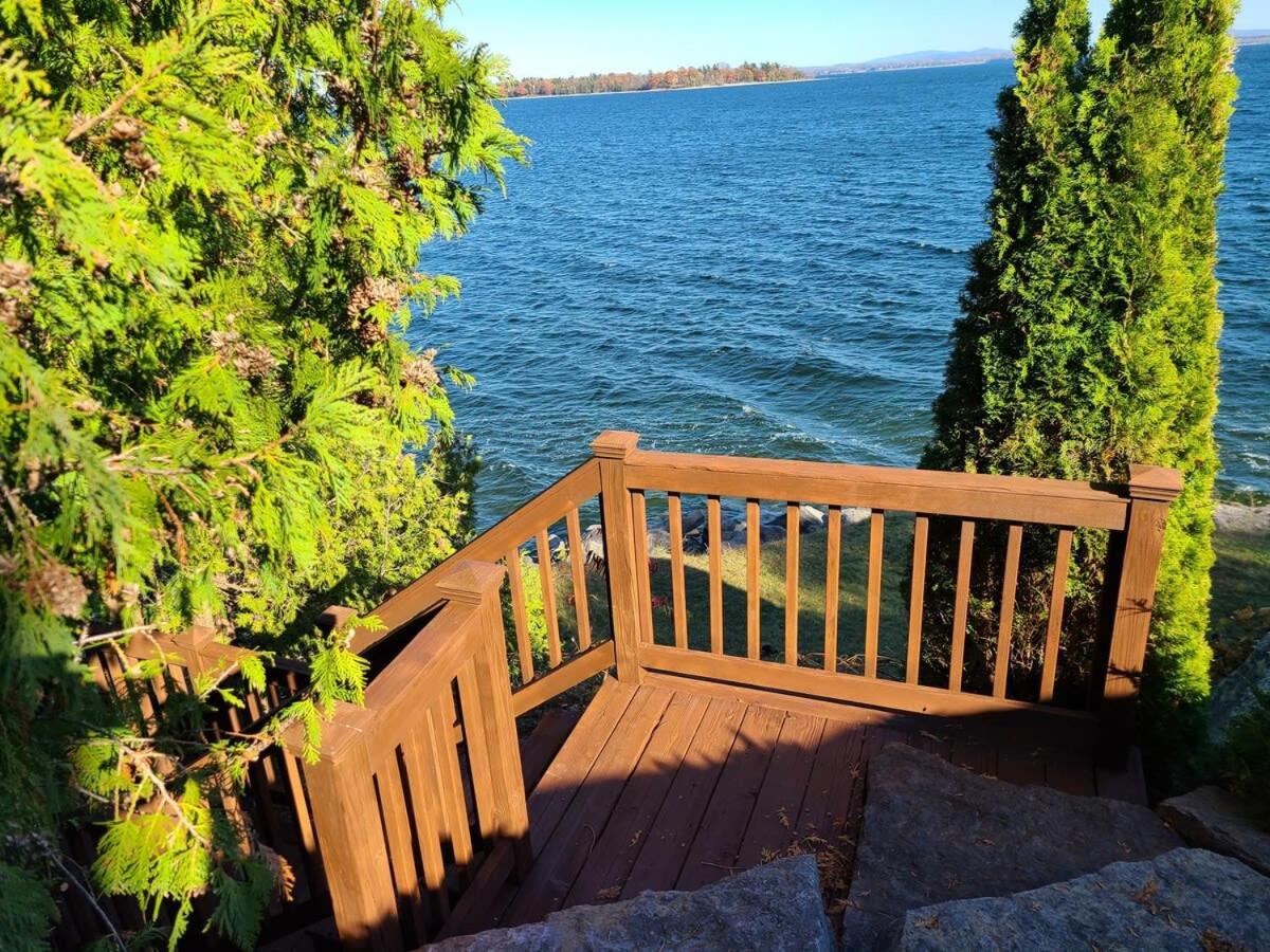 פלטסבורג Loza House Adirondack Skydeck Unit Lake Front מראה חיצוני תמונה